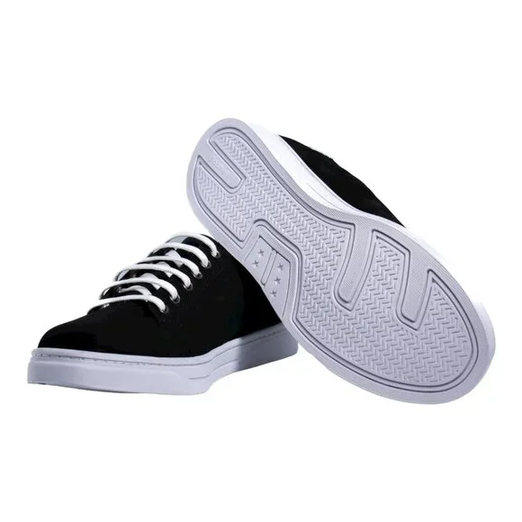 Handcrafted Women’s Black Nubuck Leather Sneakers | Mommy & Me - Picture 12 of 15